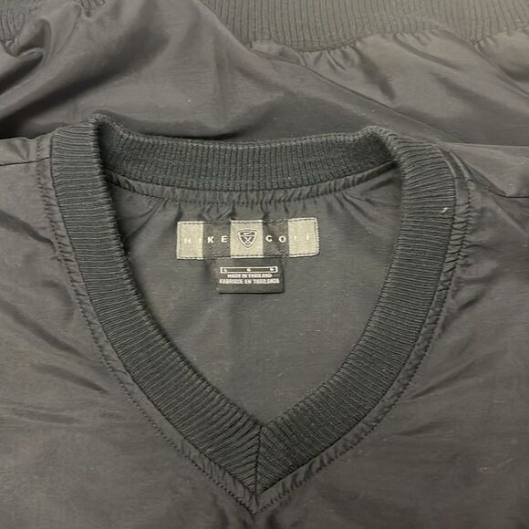 Nike Golf Black Wind Resistant Pullover Layering Blue Ridge C.C. PA Vest- Large - Picture 11 of 13